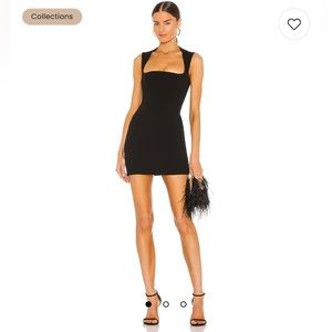 Solace London Cora Square Neck Dress